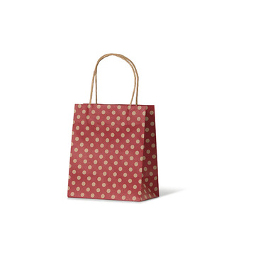 Red Spot Kraft Toddler Paper Bag - Bee Dee