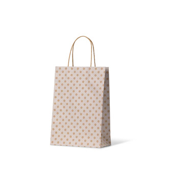 White Spot Kraft Junior Paper Bag - Bee Dee