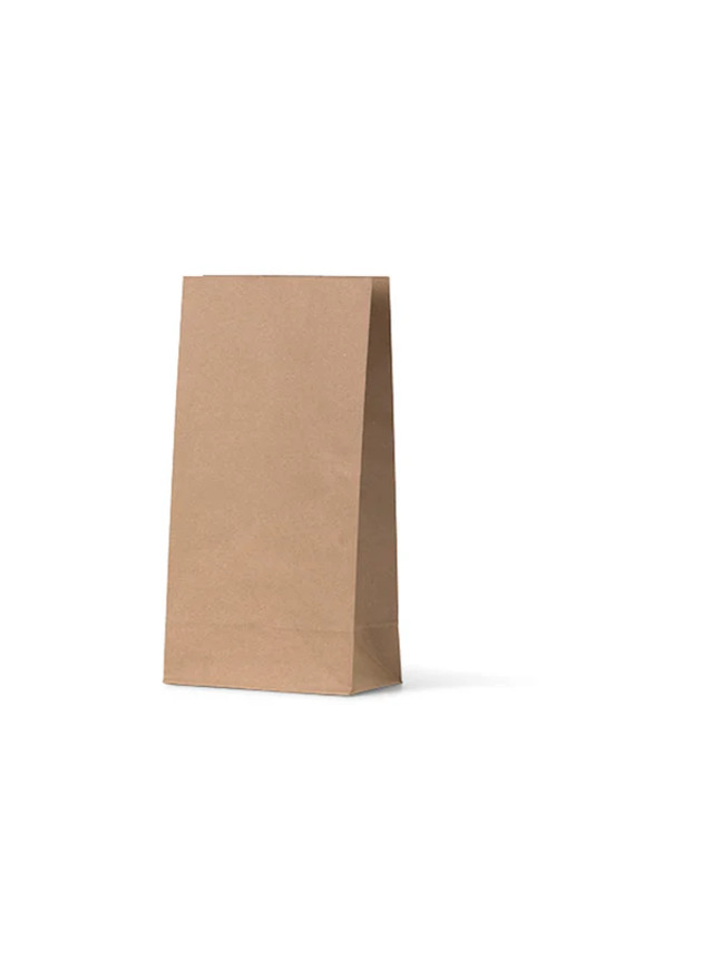 Flat Bottom Medium Paper Bag - Bee Dee