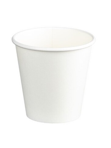 Double Wall PE Paper Hot Cups - White, 4oz, 120ml  - Matthews