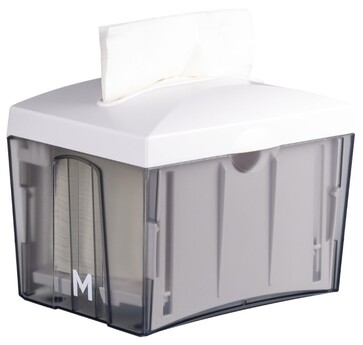 Tabletop Napkin Dispenser - White, 500 Sheet Capacity - Matthews