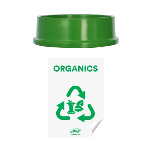 Sabco Recycling Lid Green - Organics